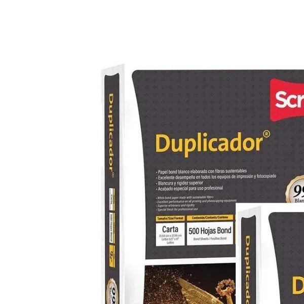 PAPEL BOND BCO. CTA. 98 DUPLICADOR 75G. MILL. E.5 C.5